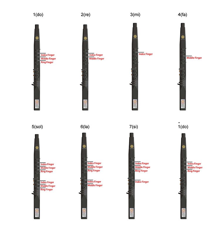 Flute fingering